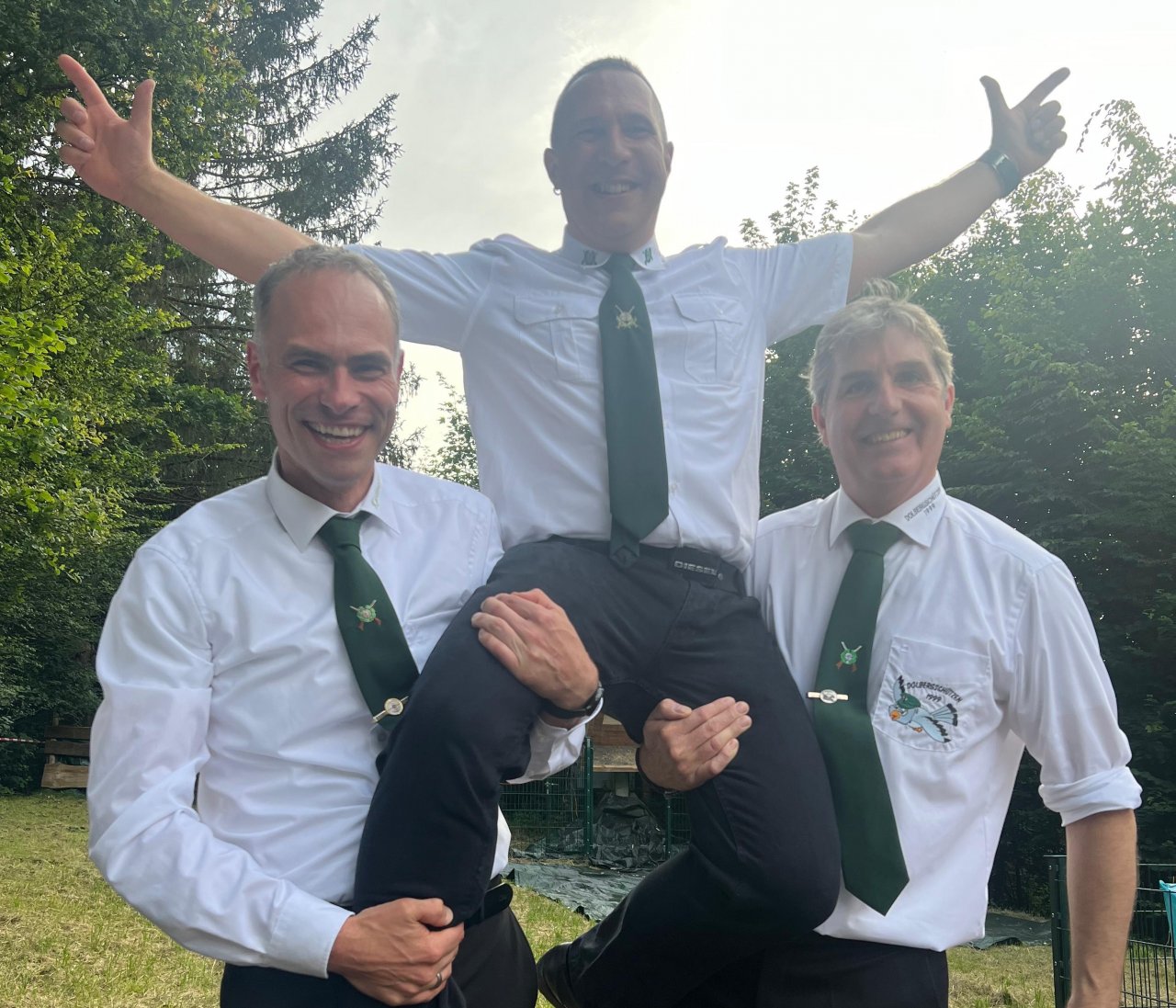 Thorsten Hyss ist neuer Kaiser in Saalhausen. von privat