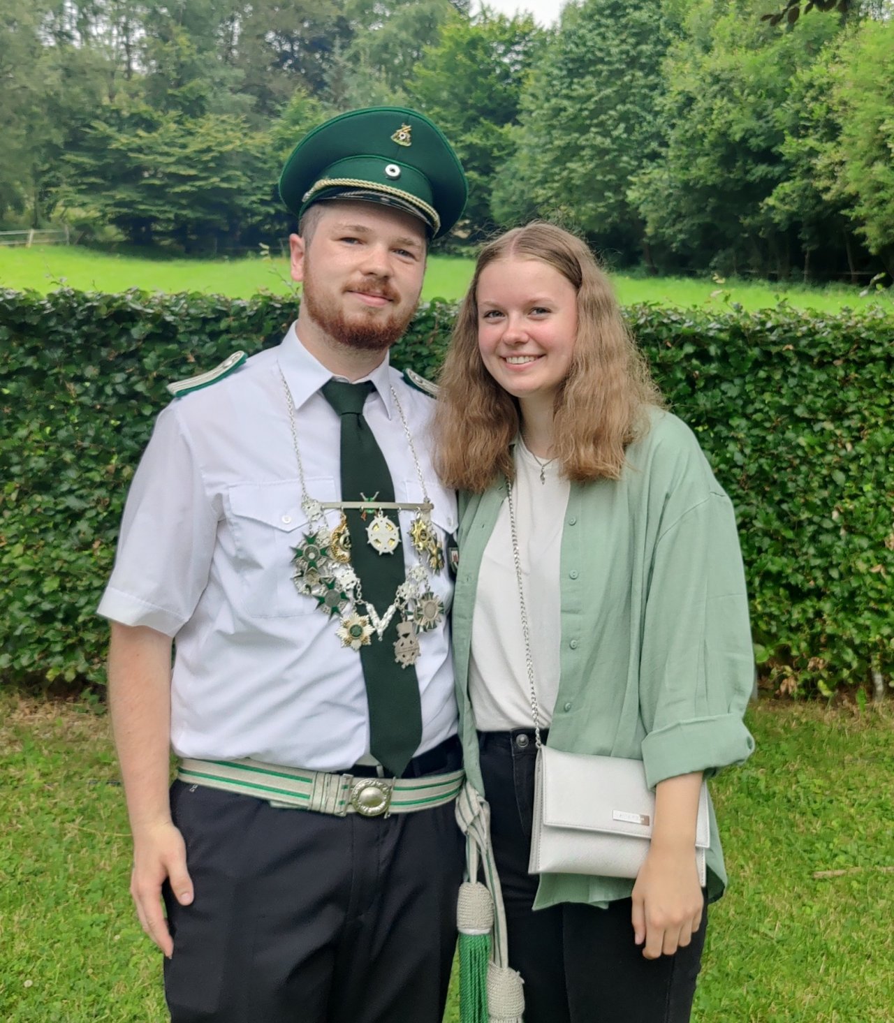 Die Jungschützen regieren Jonas Reising und Helena Hoffmann. von Nico Heuel Rodriguez