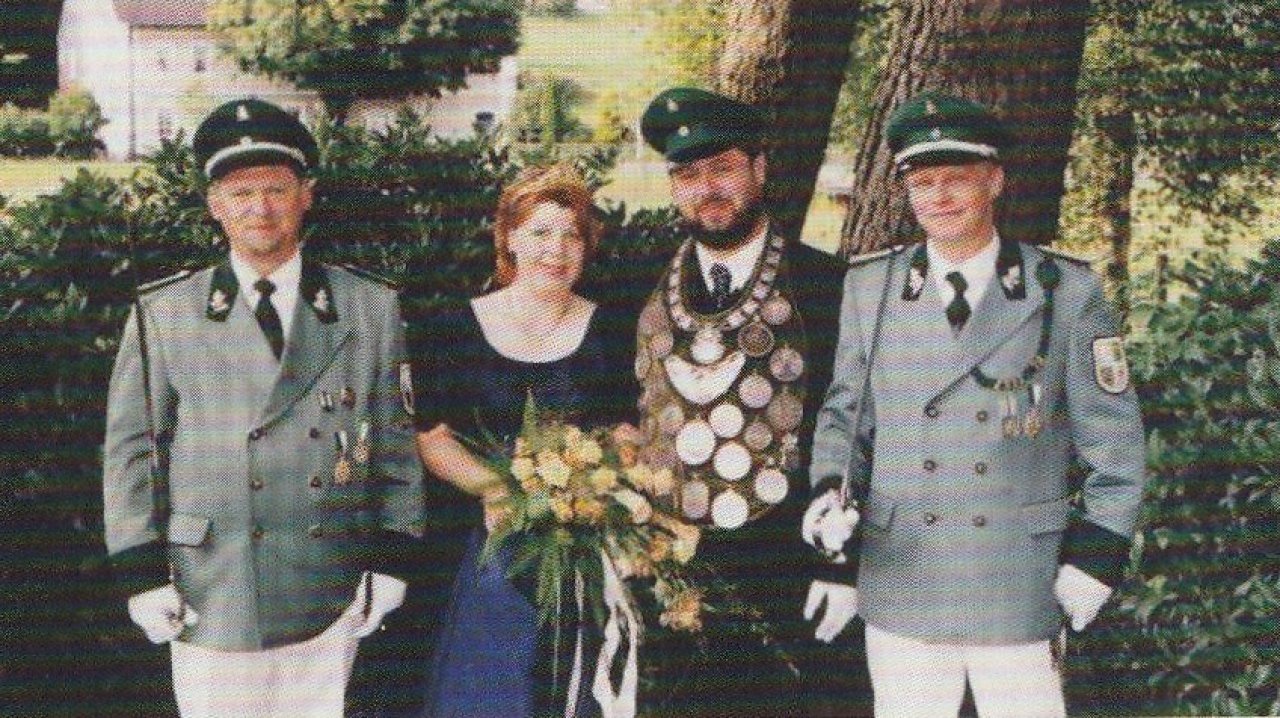 Das 25-jährige Jubelkönigspaar Stephan und Annette Feldmann. von privat