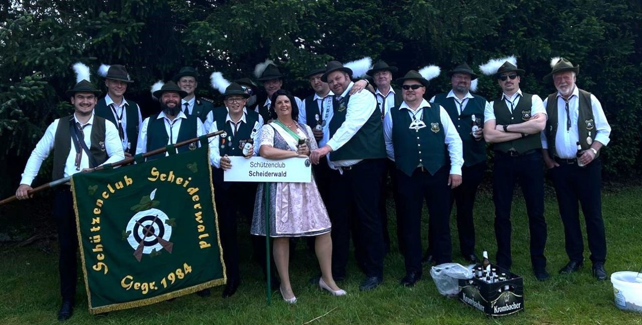 Der Schützenclub Scheiderwald freut sich auf sein Hochfest. von privat