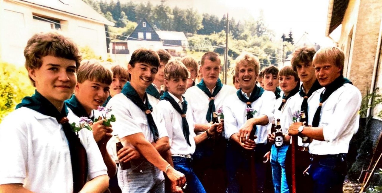 So fing es an: Jungschützen aus Gerlingen im Gründungsjahr 1984. von privat