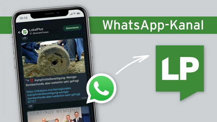 Die Nachrichten-App LokalPlus hat jetzt auch einen Kanal bei WhatsApp.