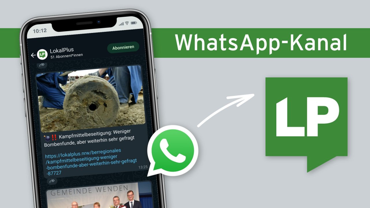 Die Nachrichten-App LokalPlus hat jetzt auch einen Kanal bei WhatsApp. von Ralph Schneider