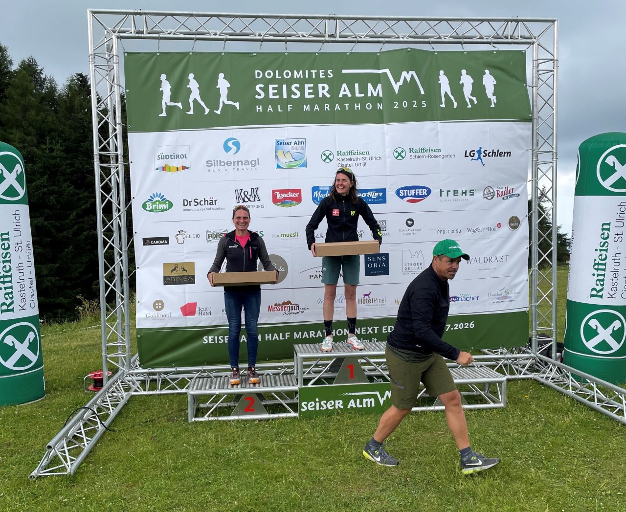 Carmen Otto war beim Seiser Alm Marathon in Südtirol erfolgreich. von privat