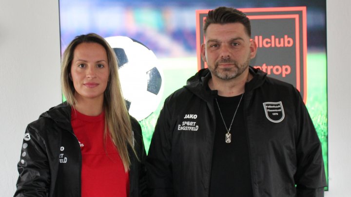 Mimoza Bujupaj und Patrick Vergellito leiten die Frauenmannschaft des FC Finnentrop als Team.