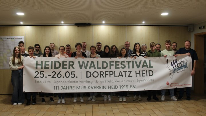Der Musikverein Heid freut sich darauf, seinen 111. Geburtstag zünftig zu feiern.