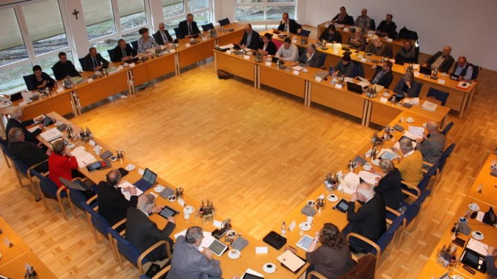 Der Kreistag tagt im großen Sitzungssaal des Kreishauses (Archivfoto).