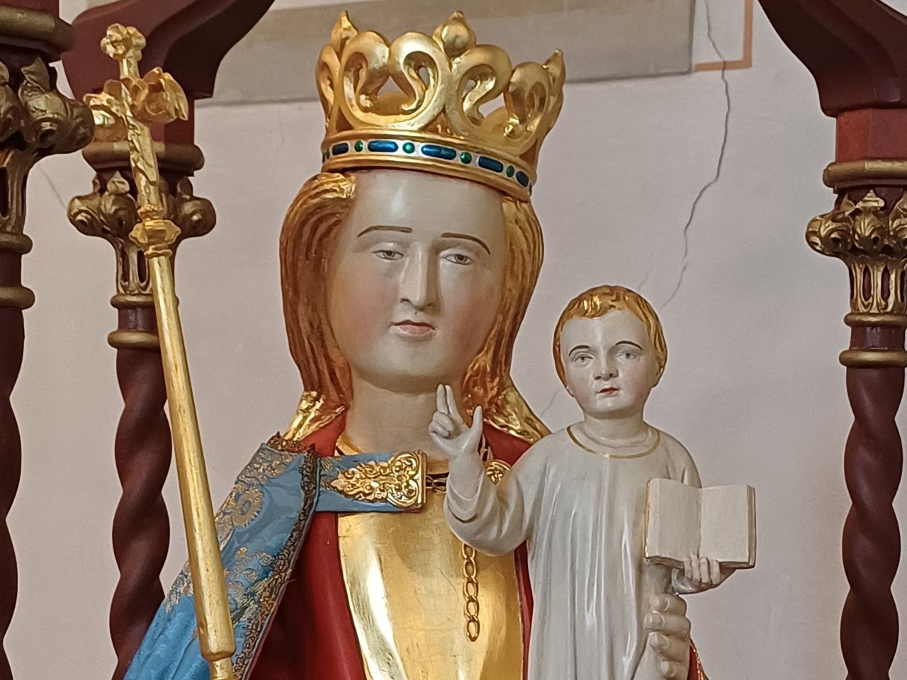 Das Sendschotter Gnadenbild stammt aus dem 14. Jahrhundert. von privat