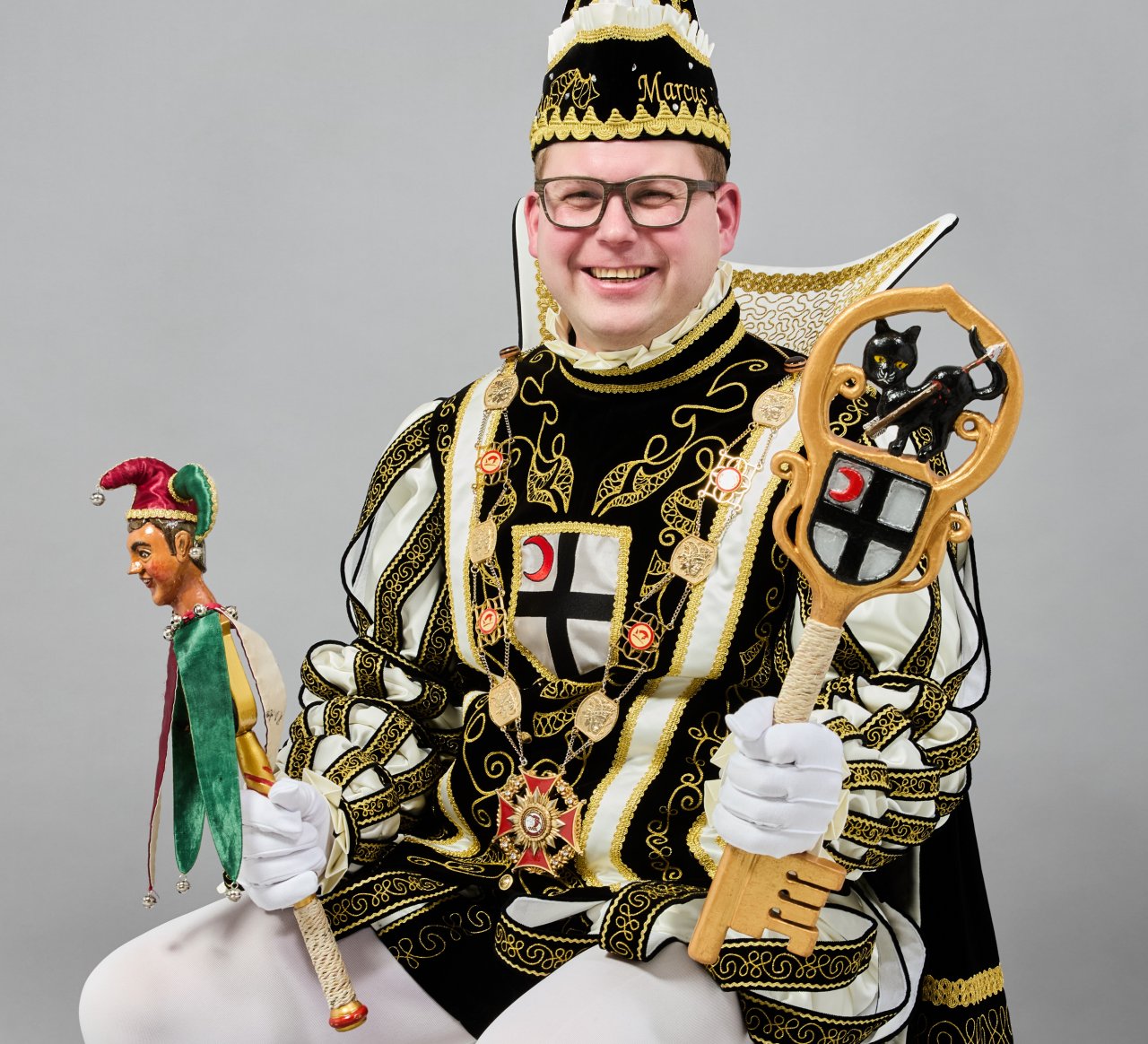 Marcus I. Lütteke ist Karnevalsprinz in Attendorn. von Carmer-Fotografie