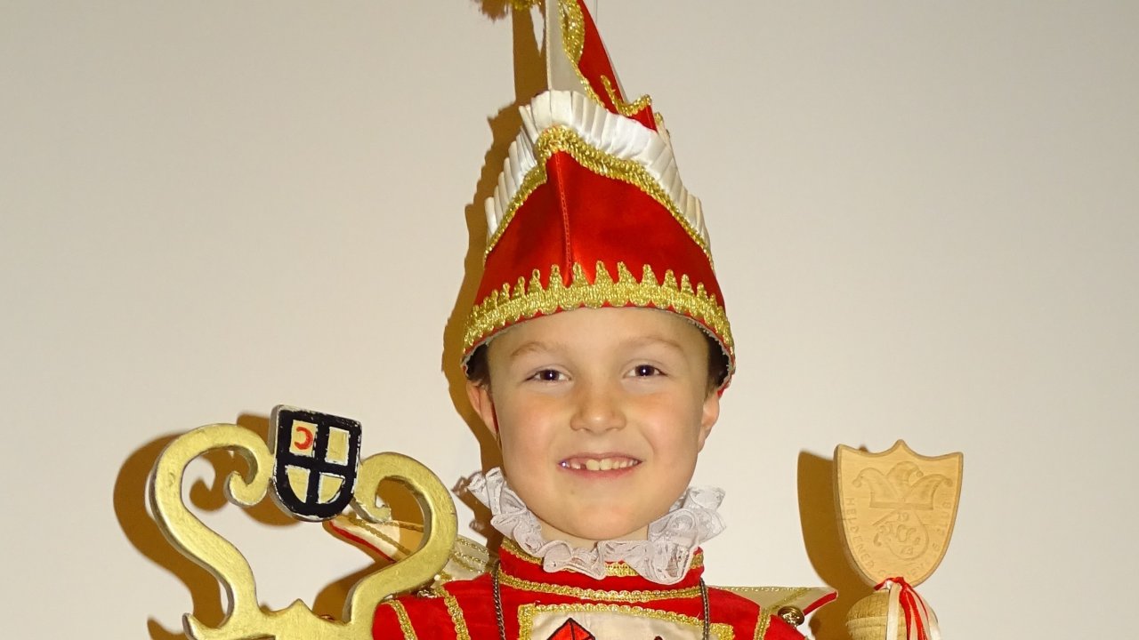Felix II. Jarosz ist Kinderprinz in Helden. von privat