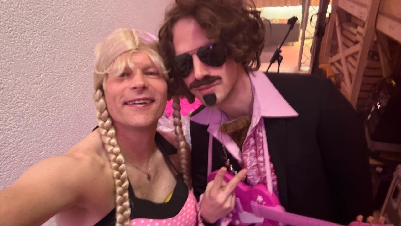 Das neue Dreamteam in Rhode: Christian Steiffen (alias Patrick Menne) und seine Eva (Mark Leine). von privat