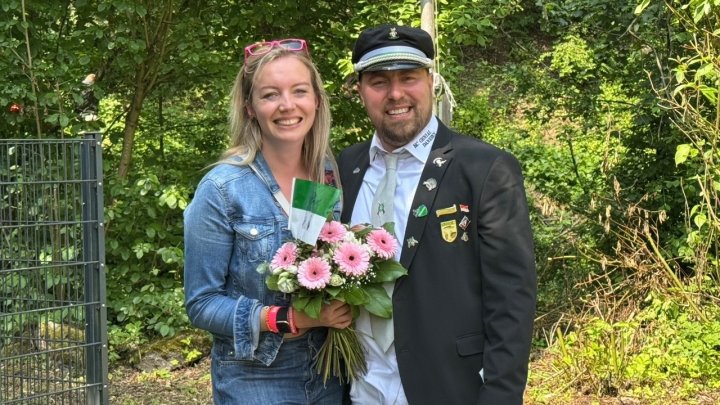 Tobias und Sandra Buchheim bilden das neue Oberelsper Königspaar.