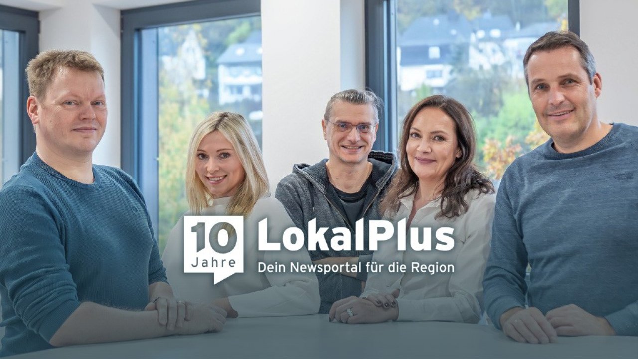 Für die kompetente und professionelle Beratung der Kunden ist das Team der Medienberatung und Mediengestaltung zuständig: Thorsten Gimmerthal, Sabrina Joswiak, Ralph Schneider, Viktoria Mundt und Christof Sieler (v.l.) von LokalPlus