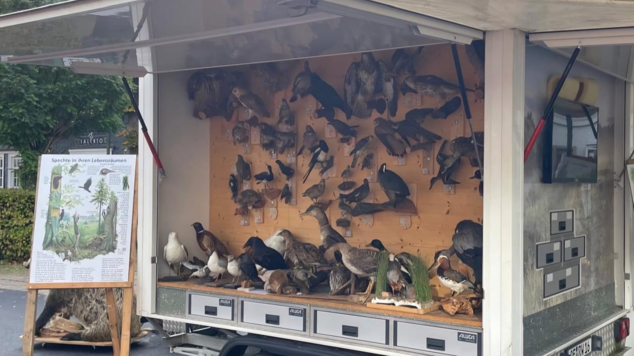 Die rollende Waldschule der Kreisjägerschaft. von privat
