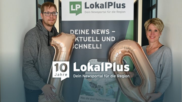 Nils Dinkel und Kerstin Sauer gehören dem LokalPlus-Team bereits seit zehn Jahren an.