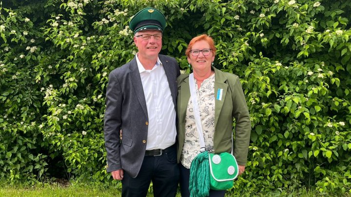 Das Königspaar Andreas und Sigrid Hilgefort regiert den Schützenverein Dahl/Friedrichsthal.