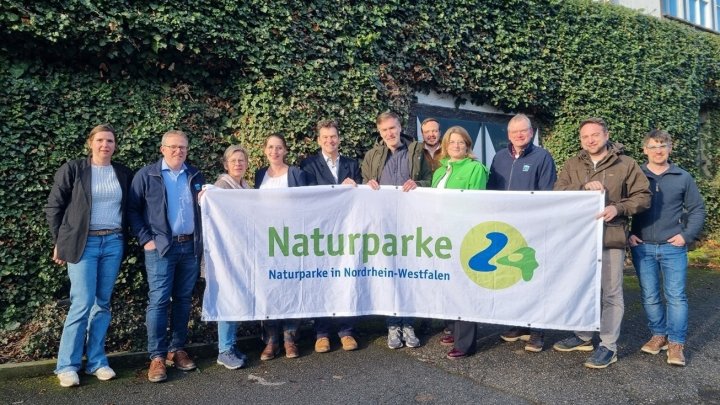 Die Geschäftsführungen der Naturparke und die Koordinierungsstelle der Naturparke NRW