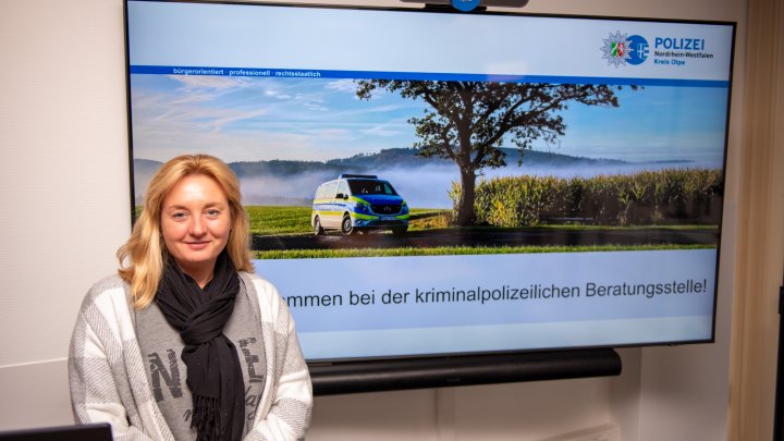 Simone Klewes ist Opferschutzbeauftragte Kriminalität bei der Kreispolizeibehörde Olpe.