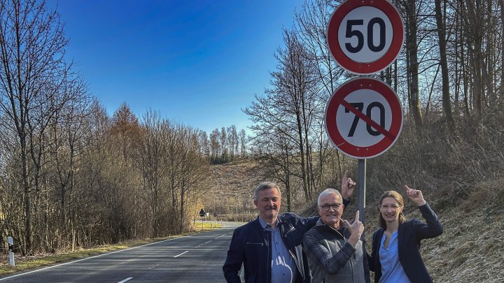 Dr. Friederike Brodhun, Thomas Funke und Bernd Schmidt (v.r.) setzten sich für eine...