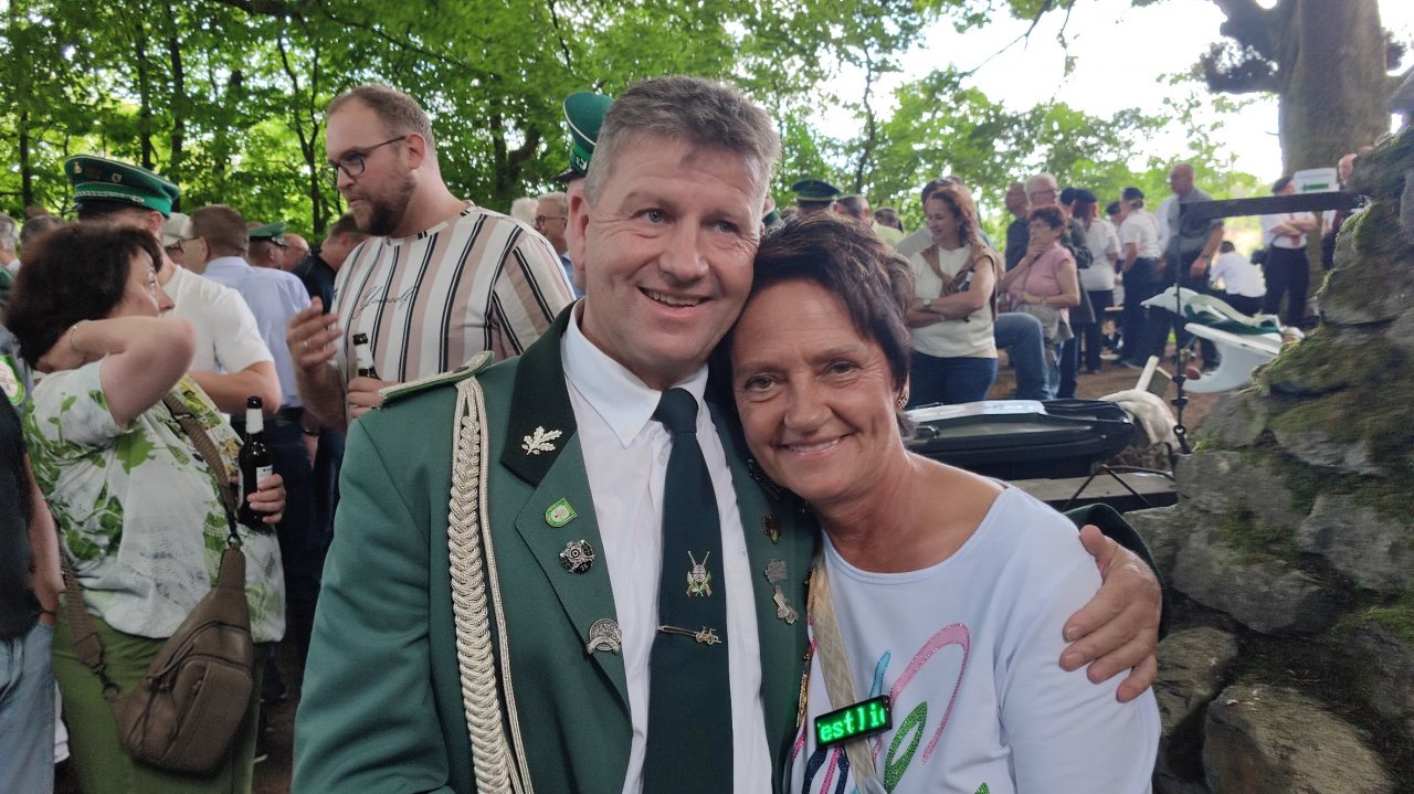 Das neue Kaiserpaar Andre und Marion Clemens. von Marita Sapp