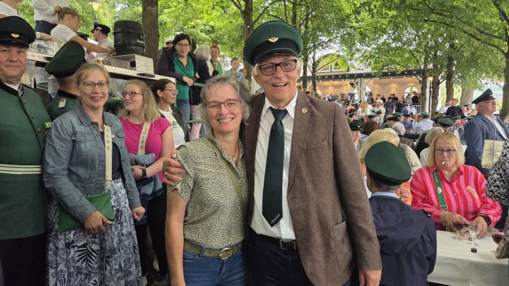 Das neue Olper Königspaar Dr. Norbert und Elke Seyfert.
