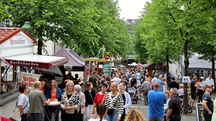 Drei Tage lang feiert Olpe sein Jubiläums-Stadtfest.