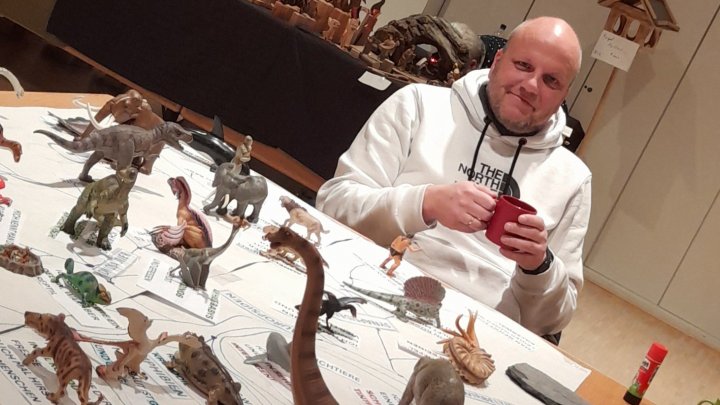 Der Autor und Sozialarbeiter Stefan Schröder aus Ostentrop will die Besucher im Langeneier...