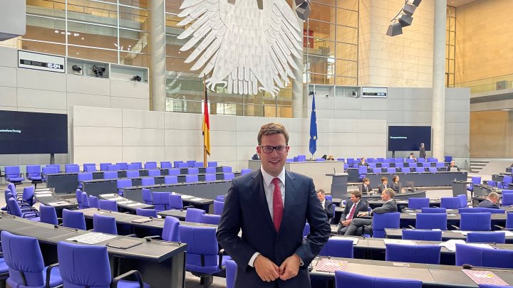 Florian Müller im Bundestag (Archivfoto).