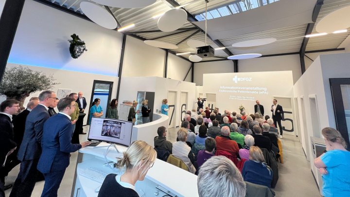 Die Arztpraxis Spieren veranstaltet einen Informationsnachmittag zur elektronischen Patientenakte.