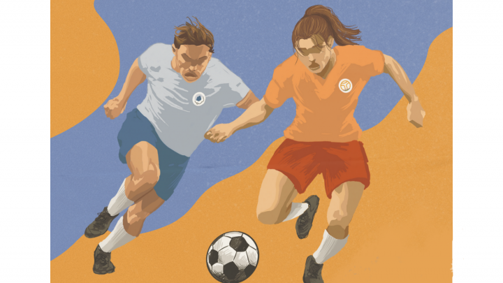 Plakat für das gemeinsame Fußballturnier