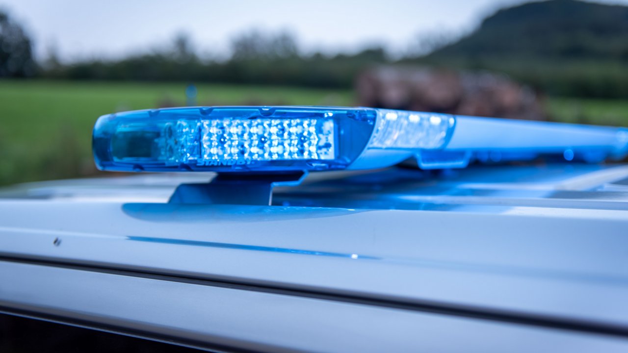 Symbolfoto für Polizei, Einsatz, Unfall, Blaulicht. von Nils Dinkel