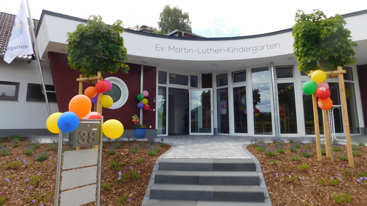 Der Martin-Luther-Kindergarten in Attendorn hat seinen Gebäudebestand mit dem Raum der Begegnung erweitert. von privat