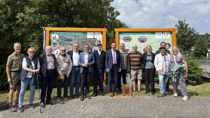 Houplinesweg in Kirchhundem erinnert an Städtepartnerschaft