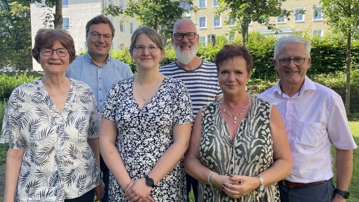 v.l.: Monika Huesmann vom Kinderschutzbund, Thomas Feldmann von der GFO, Lara Engelbert vom Kreis...
