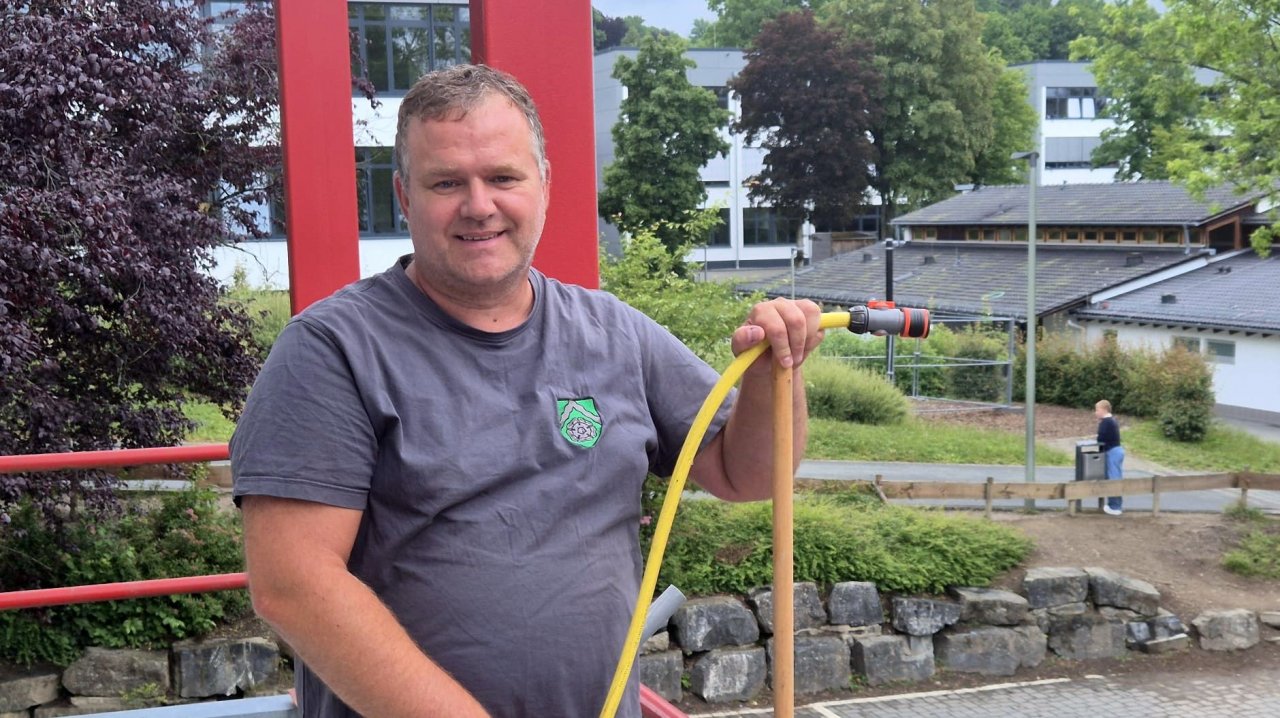 Für Hausmeister Uwe Menne ist sein Beruf eine Berufung