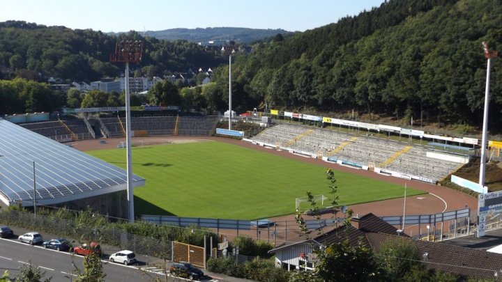 Das Leimbachstadion in Siegen.