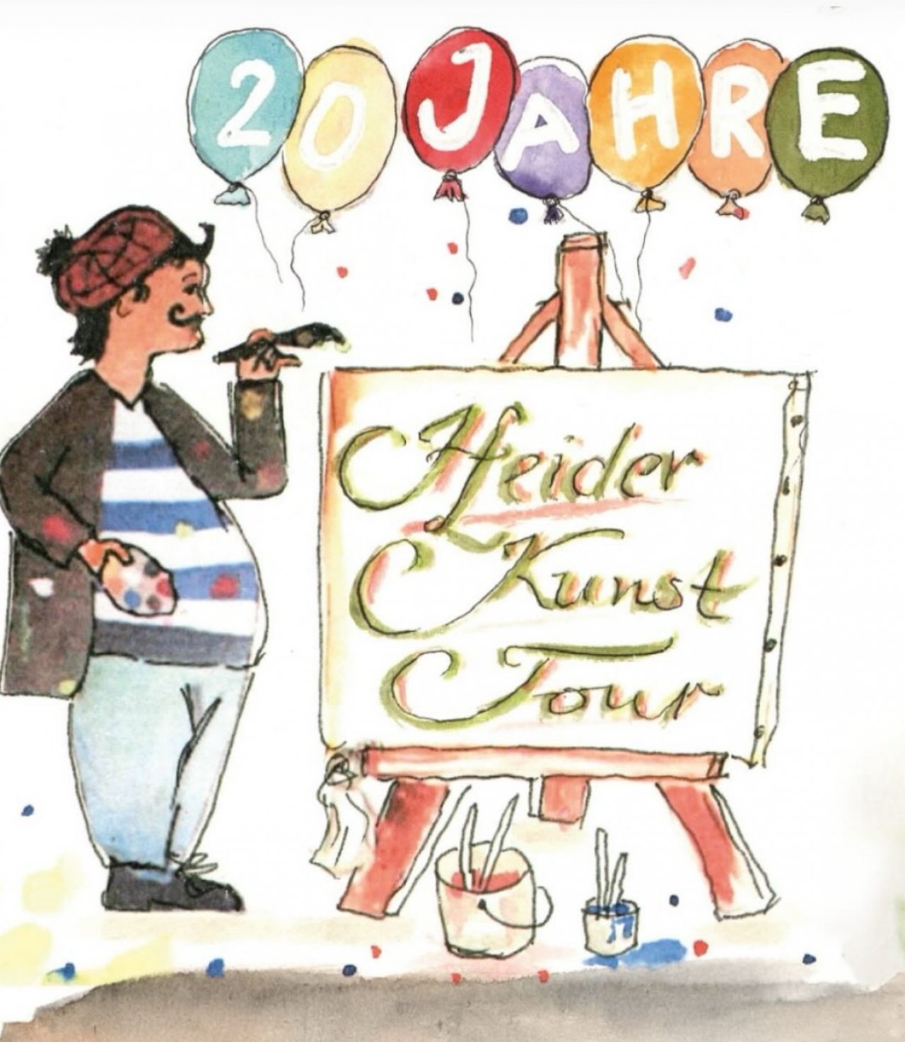 Die Heider Kunsttour feiert runden Geburtstag. von privat