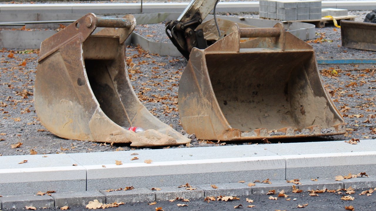 Baustelle, Bauarbeiten von LP