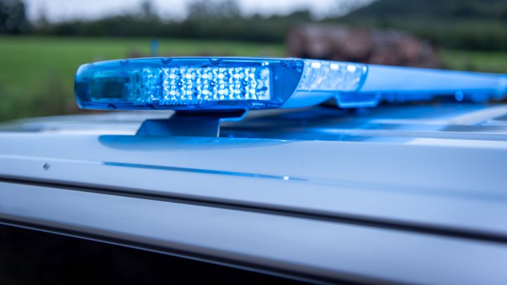 Symbolfoto für Polizei, Einsatz, Unfall, Blaulicht.