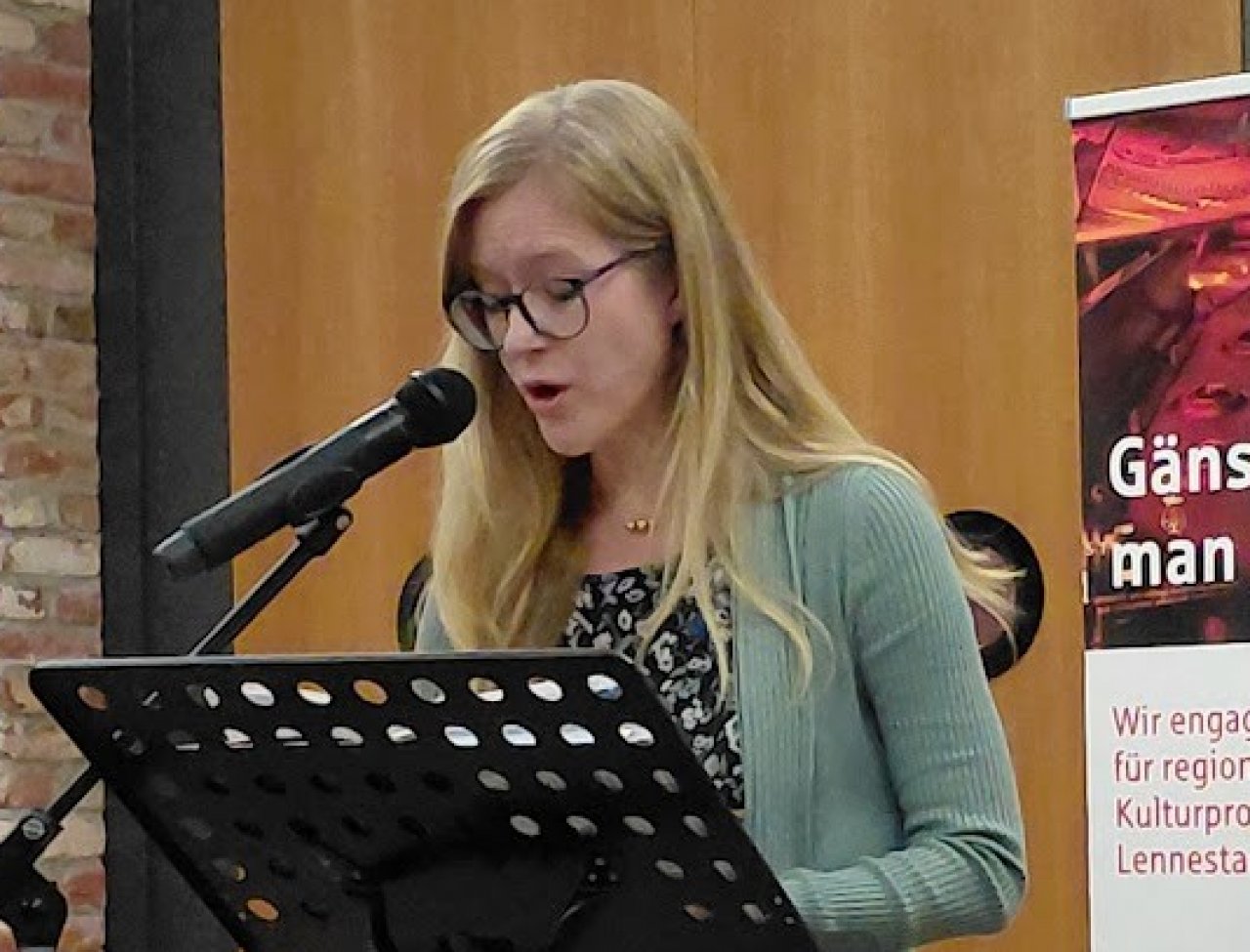 Autorin Anja Kiel besucht die Grundschulen. von privat