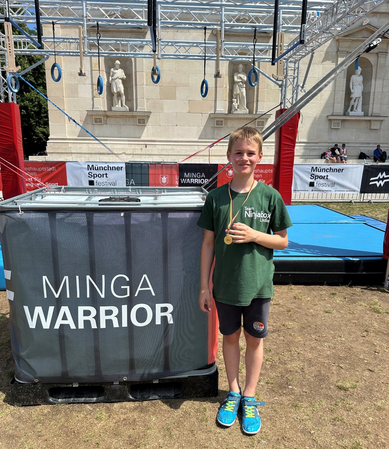 Max hat schon an einigen Wettkämpfen teilgenommen und konnte sich immer mehr steigern. von privat