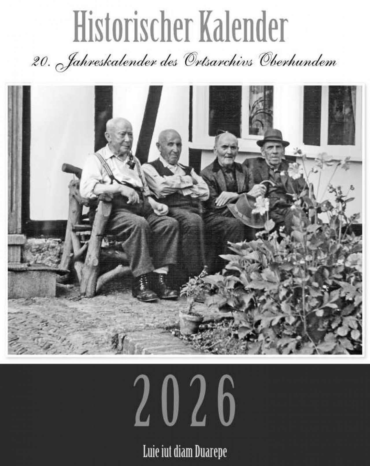 Der 20. Jahreskalender für Oberhundem stellt die Menschen aus dem Dorf in den Mittelpunkt. von privat