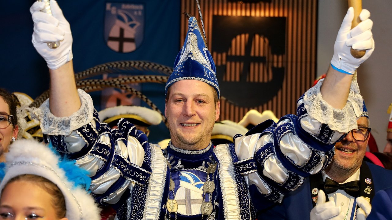 Prinz Dominik I. ist das neue Oberhaupt des KG Rahrbach. von Thomas Fiebiger