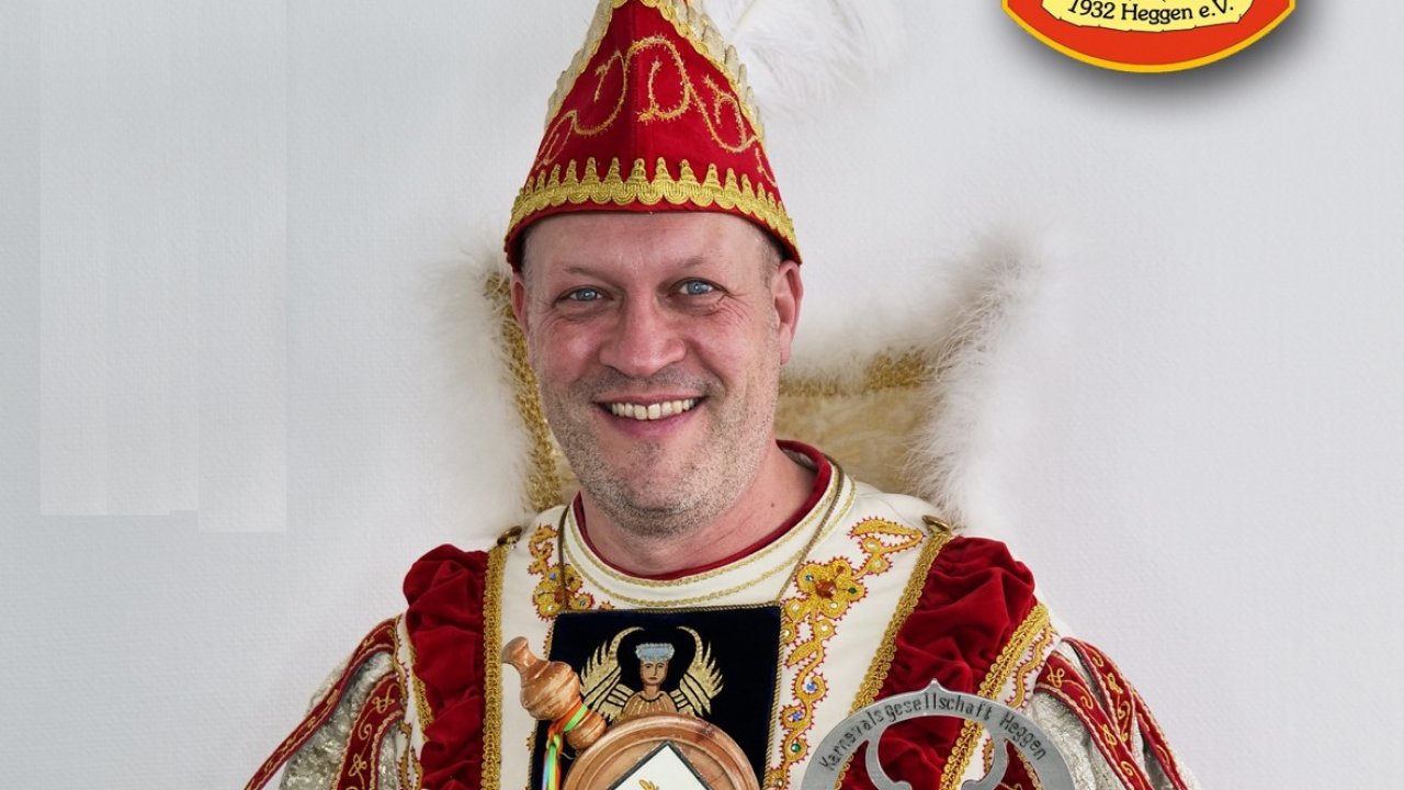 Patrick II. (Hufnagel) regiert die jecken Untertanen in Heggen. von KG Heggen