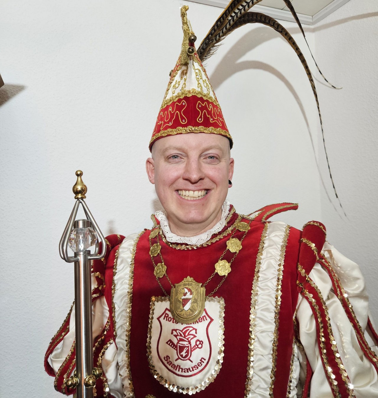 Prinz Christof I. (Schütte) regiert in Saalhausen. von privat