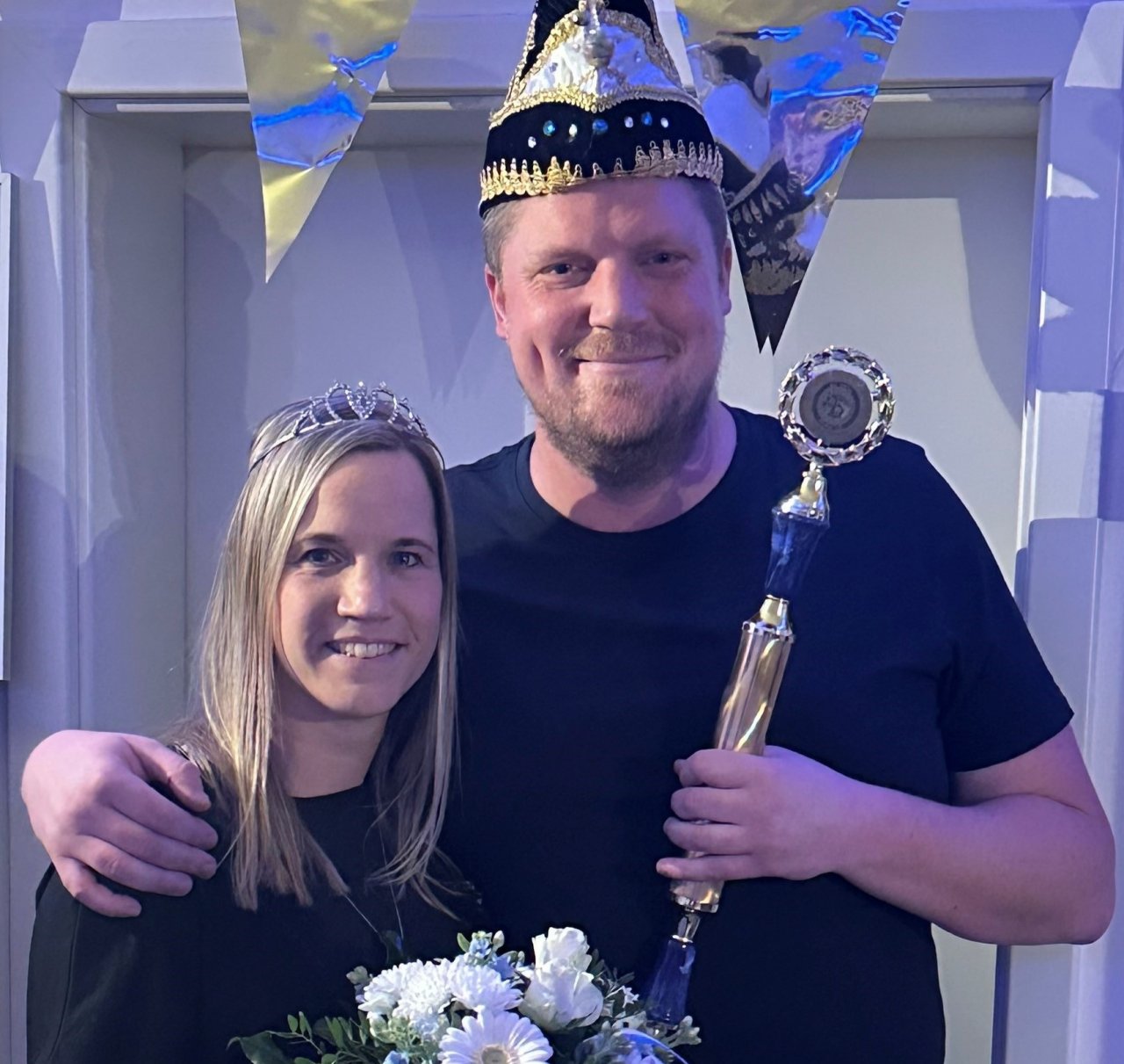 Bernd III. (Sievers) und seine Ehefrau Verena sind Prinzenpaar des SV Dahl-Friedrichsthal. von privat