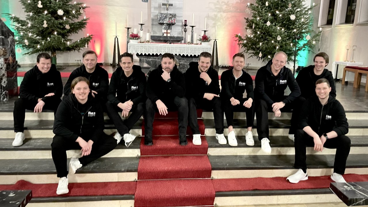 Das A-Capella-Ensemble Fiven. von privat