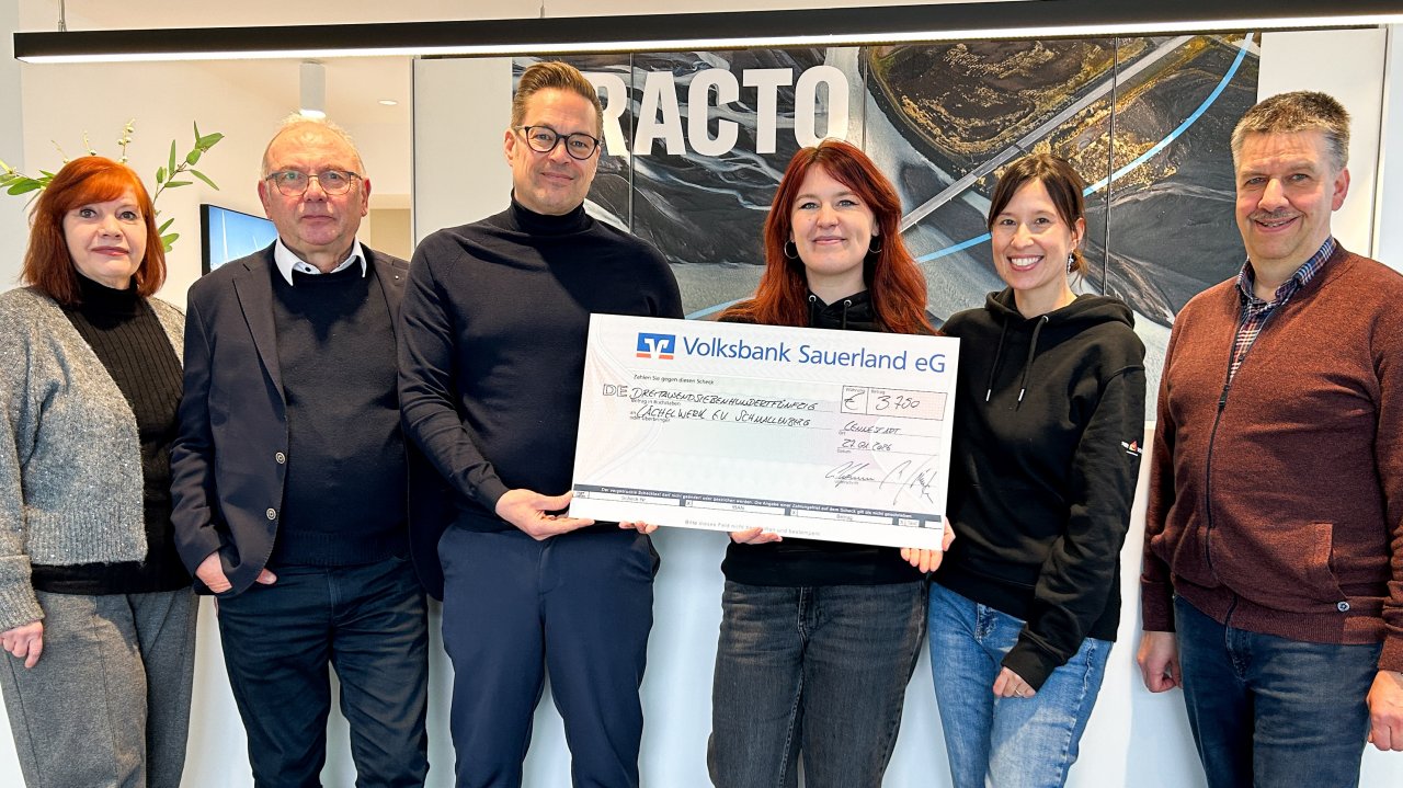 Der Verein Lächelwerk freute sich über die Tracto-Spende über 3.750 Euro. von privat