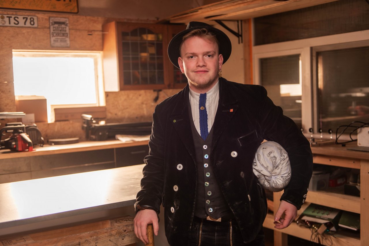 Luis Stöver hat seine Reise im Juni 2025 in Münster gestartet. Zuvor absolvierte der 21-Jährige eine Ausbildung als Zimmerer. von Nils Dinkel