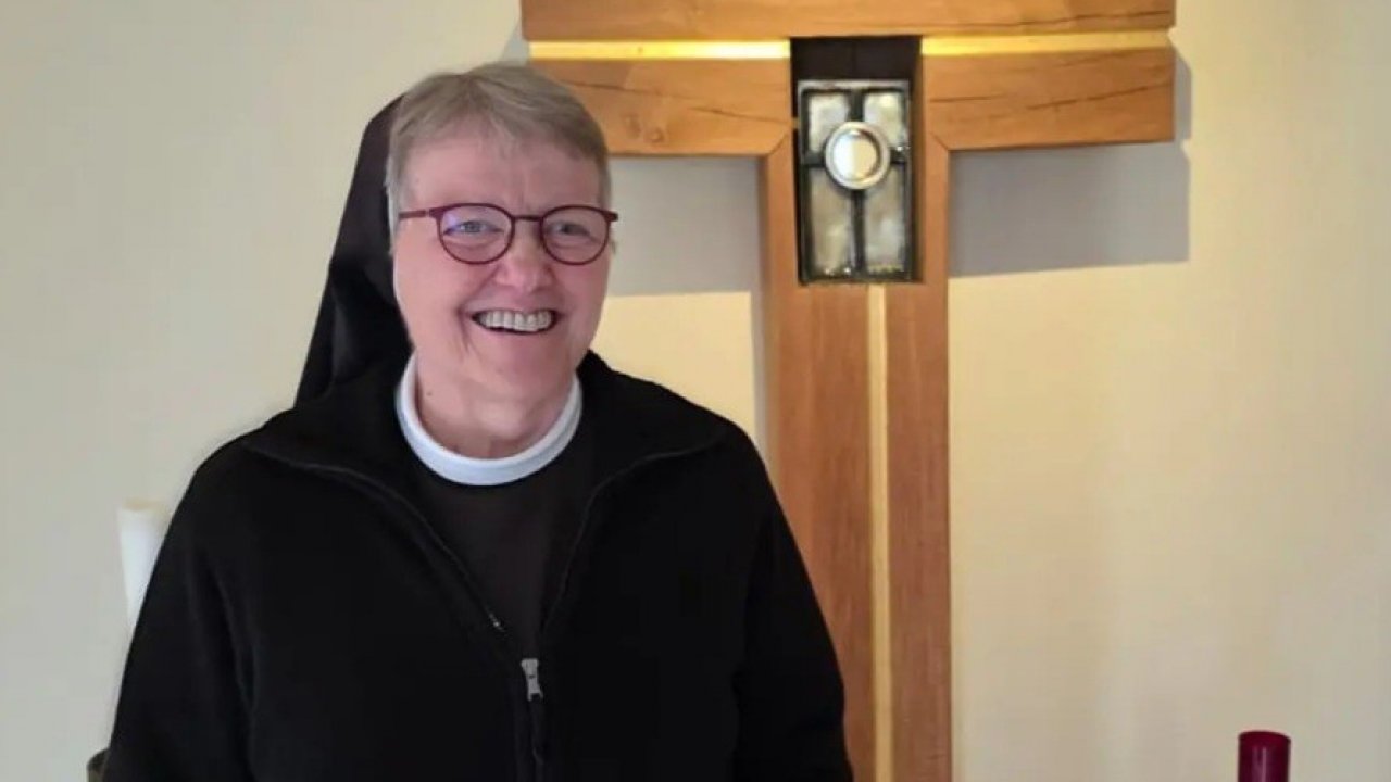 Schwester Katharina Hartleib aus Olpe ist täglich im Domradio zu hören. Am 13. Februar lief dort ihr mittlerweile 1.000 Morgenimpuls. von privat